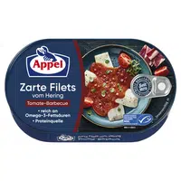 APPEL Filety ze sleďů v rajčatové omáčce s jemnou šunkovou příchutí 200 g
