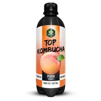 TOPNATUR Top kombucha bílý čaj & broskev 500 ml