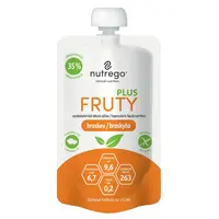 NUTREGO Fruty plus výživa broskev 4 x 175 ml