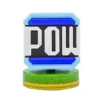 Icon Light Super Mario - Pow Block