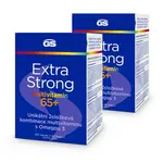 GS Extra Strong Multivitamin 65+, 2 × 60 tablet + 60 kapslí