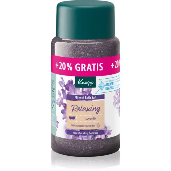 Kneipp Relaxing sůl do koupele Lavender 600 g