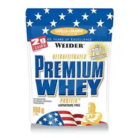 WEIDER Premium whey syrovátkový protein vanilka a karamel 500 g