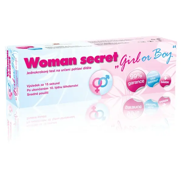 WOMAN SECRET Girl or Boy test na určení pohlaví dítěte