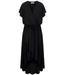 Pri Envelope MAXI dress with Spanish frill