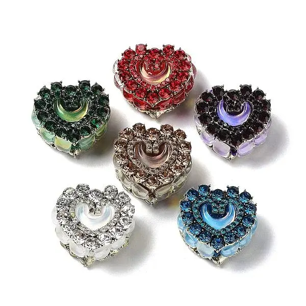 Polymer Clay Rhinestone Beads