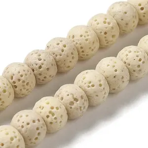 Natural Lava Rock Dyed Beads Strands