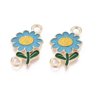 Alloy Enamel Connector Charms