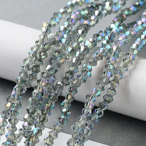 Electroplate Glass Beads Strands