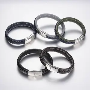Braided Leather Cord Bracelets