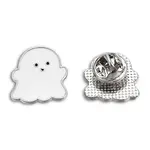Ghost Shape Enamel Pin
