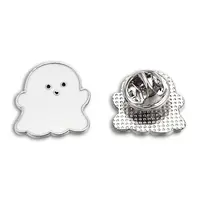 Ghost Shape Enamel Pin