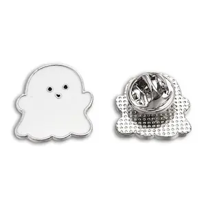 Ghost Shape Enamel Pin