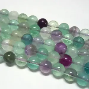 Natural Fluorite Beads Strands