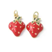 Brass Enamel Pendants