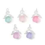 Transparent Acrylic Angel Pendants