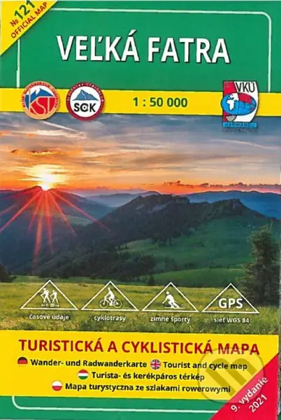 Velka Fatra 1:50 000 (Turistická mapa 121)