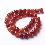 Natural Red Agate Beads Strands