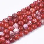 Natural Crackle Agate Beads Strands