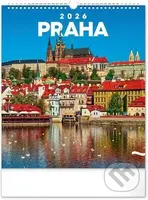 NOTIQUE Nástěnný kalendář Praha 2026 (neutrální kalendárium)