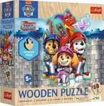 Dobrodružstvá Tlapkovej patroly (Drevené obrysové puzzle) - puzzle z kategorie 15 - 60 dílků