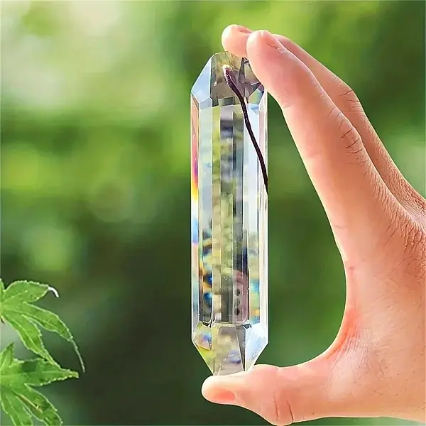 Glass Rectangle Pendant Decorations