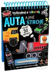 Auta a jiné stroje: Vyškrabuj a vybarvuj (Kniha aktivit se šikovným stojánkem!) - kniha z kategorie Omalovánky