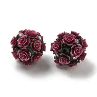 Acrylic Handmade Polymer Clay Rhinestone Beads