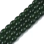 Transparent Crackle Glass Beads Strands