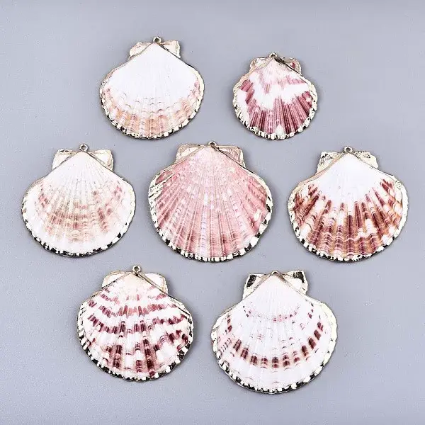 Electroplate Sea Shell Pendants