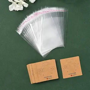 30Pcs Square Paper Earring Display Cards