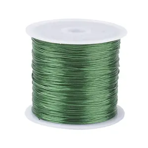 Flat Elastic Crystal String