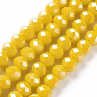 Electroplate Glass Beads Strands