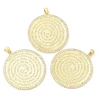 Brass with Cubic Zirconia Pendants