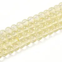 Baking Paint Transparent Glass Beads