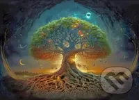 Dřevěné puzzle Strom života A3