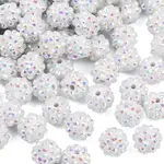 AB-Color Resin Rhinestone Beads