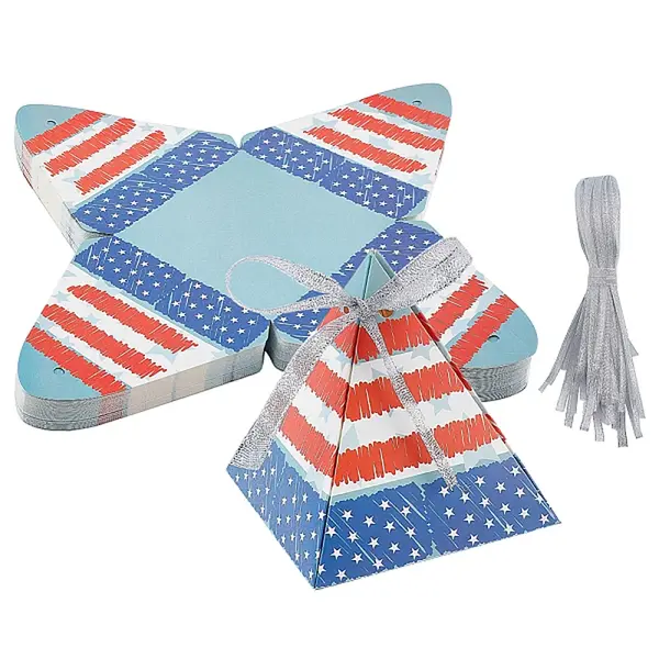 Pyramid Shape Candy Packaging Box