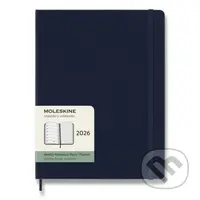 Moleskine – 12-mesačný týždenný plánovací zápisník (diár) 2026 - modrý