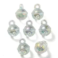 UV Plating Rainbow Iridescent Transparent Acrylic Pendant
