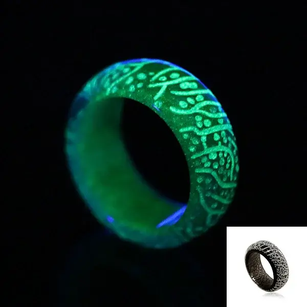 Luminous Glow in the Dark Resin Simple Finger Ring