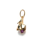 Ion Plating(IP) Brass Micro Pave Cubic Zirconia Pendants