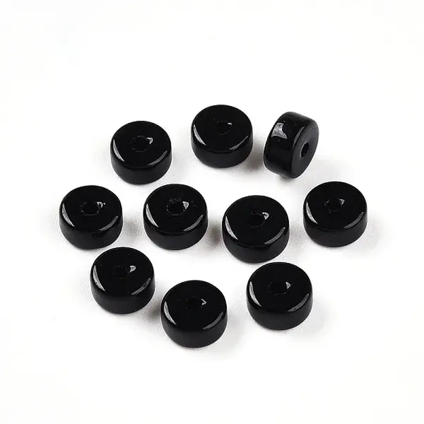 Opaque Solid Color Glass Beads