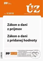 Úplné znenia zákonov 5/2018 (Zákon o dani z príjmov, Zákon o DPH)