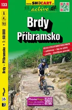Brdy-Příbramsko 1:60T - cyklomapa