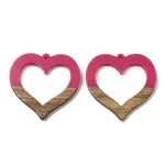 Resin and Walnut Pendants