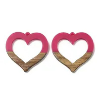 Resin and Walnut Pendants