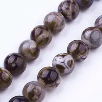 Natural Agate Bead Strands
