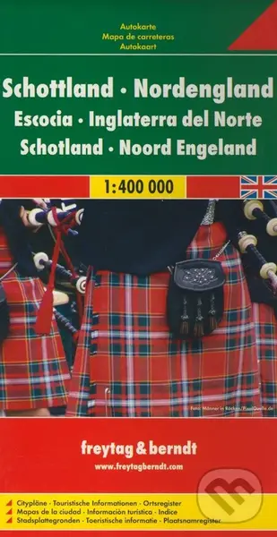 Škótsko, Severné Anglicko 1:400 000,Škótsko, Severné Anglicko 1:400 000