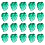 Autumn Theme Two-Tone Transparent Glass Charms